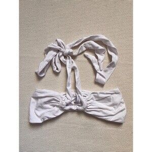 Indah Body Marcia Bandeau Halter Top in White Size 0/XS